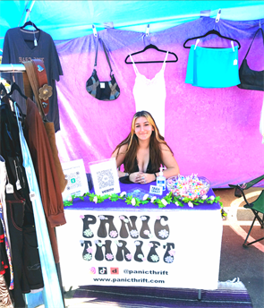 Una Panić started Panic Thrift, her own retail business, where she reworks and sells gently used clothes and donates a portion of her earnings to charities