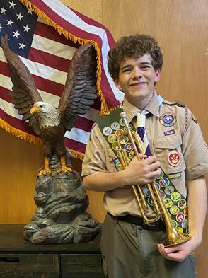 Ronnie Geraci earned the rank of Eagle Scout for the Boy Scouts of America