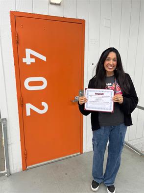 Kimberley Hagan was selected by the National Association of Special Education Teachers as a winner of the 2024 Outstanding Special Education Teacher Award