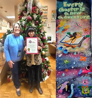 Sylar Segovia was a winner of the Friends of the Monrovia Library Bookmark Contest