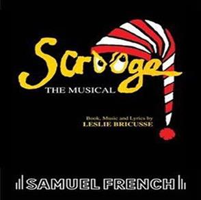 Donna “Flint” Mavros cast as Scrooge in “Scrooge: The Musical” with the Musical Theatre Academy of Orange County