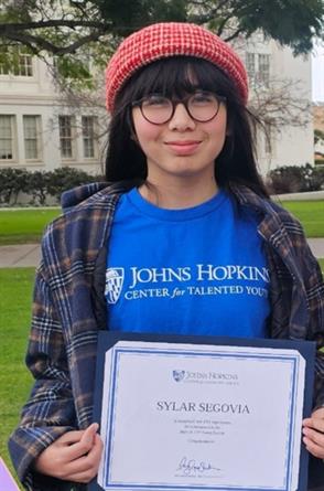 Sylar Segovia took the SCAT as a participant in the Johns Hopkins Center for Talented Youth’s 2025-2026 Talent Search