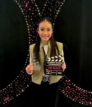 Carli Yee placed at the Celebrity Dance Competition Regionals