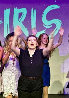 Flint Mavros performed in the Musical Theater Academy of Orange County’s production of “Mean Girls”
