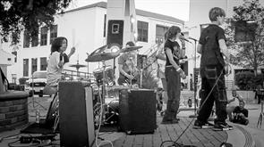 Kennedy Opdahl-Valdez and Joaquin Tangonan took First Place at Monrovia High School’s Battle of the Bands