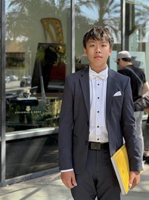 Austin Wong won second place in the Piano Solo Category for the IAPMT Grand Spring Competition