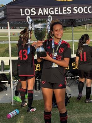 Mara Irmakesen won the Pateadores Cup Tournament in her division