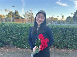 Lacy Kong was chosen as a Sierra Madre Rose Float Association Princess