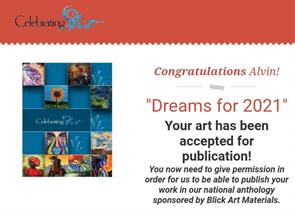 Alvin Wang's Artwork Selected for National Anthology