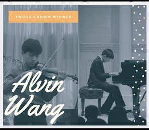 Alvin Wang Places at Pelican International Music Competition
