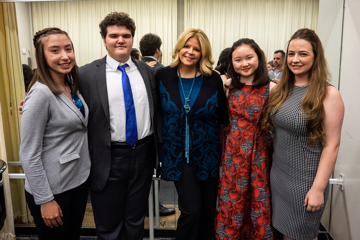 Students with Susan Graham